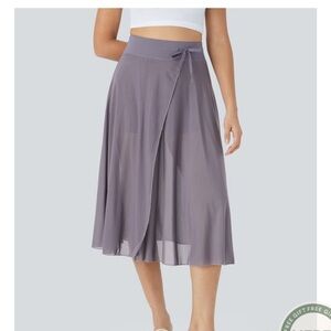 Halara Sheer Skirt with hidden shorts size large